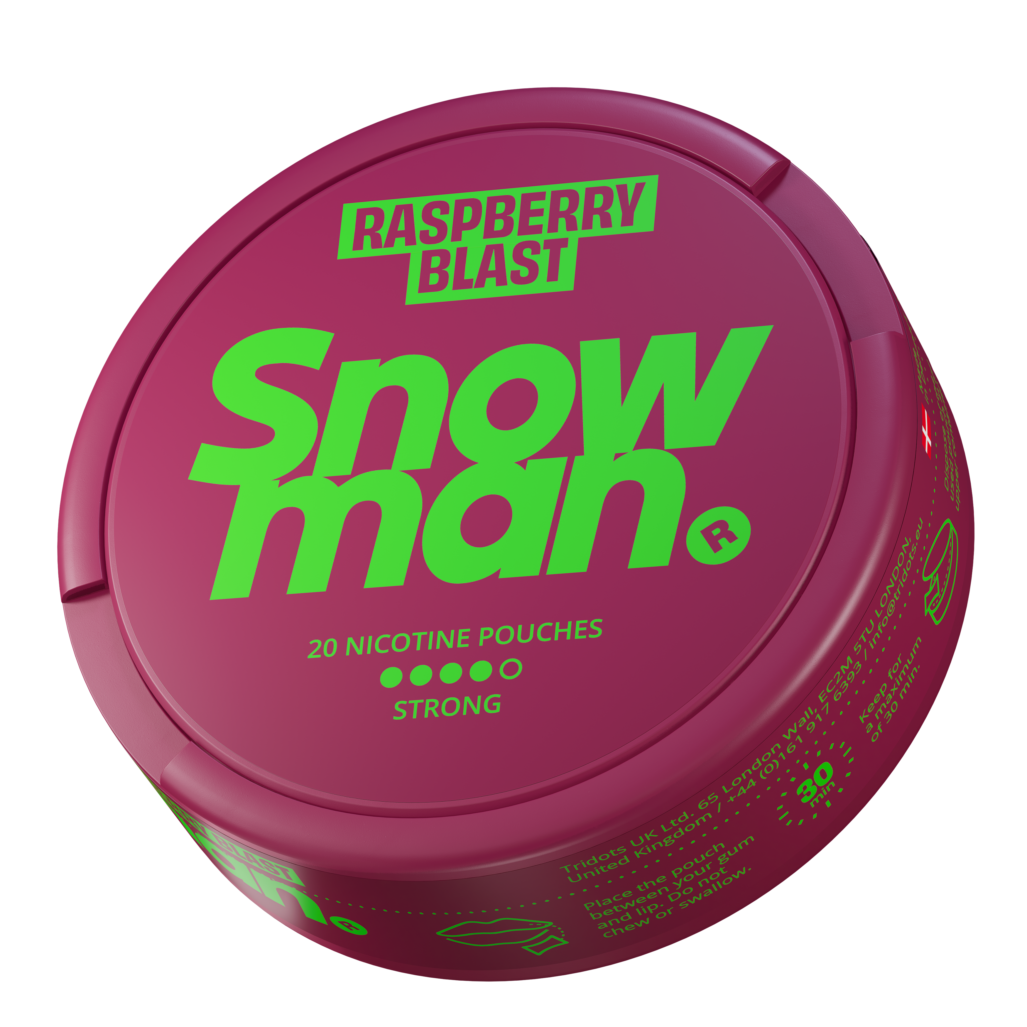 Snowman Raspberry Blast 12Mg